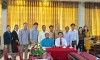 Đoàn chụp hình lưu niệm với tỉnh Salavan