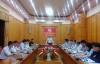 UBND tỉnh làm việc với Công ty CP liên doanh cảng quốc tế Mỹ Thủy